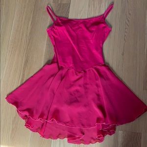 Mirella Red Ballet Dance leotard dress costume